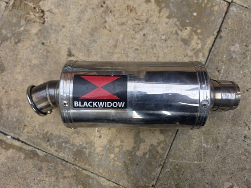 Black widow silencer exhaust - black,