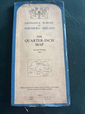 Ordnance Survey Of Northern Ireland The Quarter Inch Map Second Edition 1961