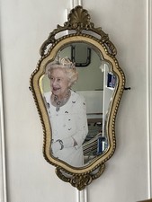 Large Ornate Oval Crackled