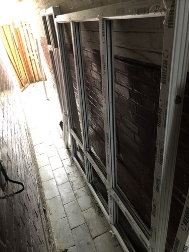 Complete double glazed front - complete,