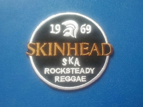 Skinhead sew iron on patch - skinhead,