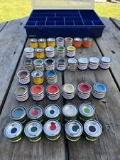 39 X Hobby Model Paints Humbrol Cherry Phoenix Inc Storage Box Free UK Post