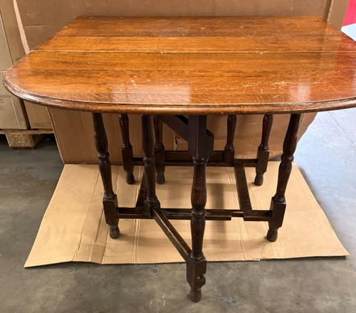 Vintage drop leaf gateleg oak - vintage,