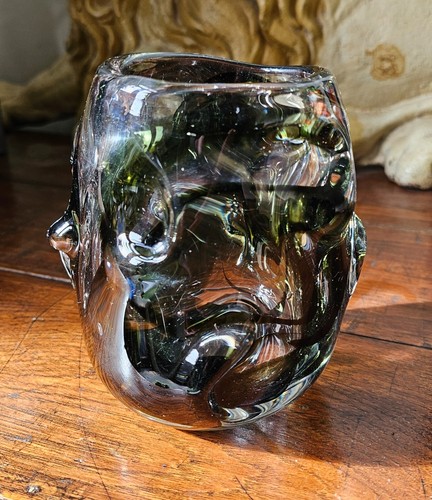 Whitefriars knobbly glass - glass, vase