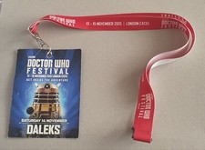 Doctor Who Festival 2015 London Excel Show Lanyard