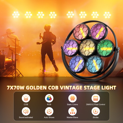 490w rgb cob vintage - rgb, par