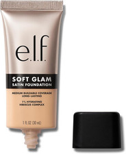 e.l.f. Soft Glam Foundation, Medium Coverage, Long-Lasting & Buildable... 