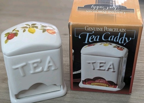 Vintage porcelain tea bag - vintage,