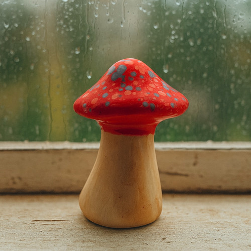 Handmade ceramic mushroom - ceramic,