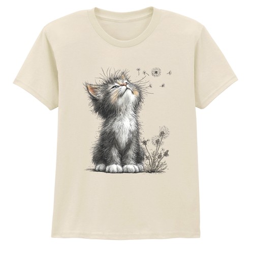 Cute kitten kids shirt - kitten, t-shirt
