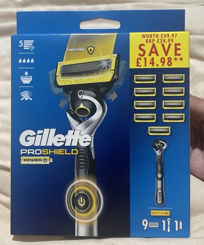 Gillette proshield power razor - proshield,
