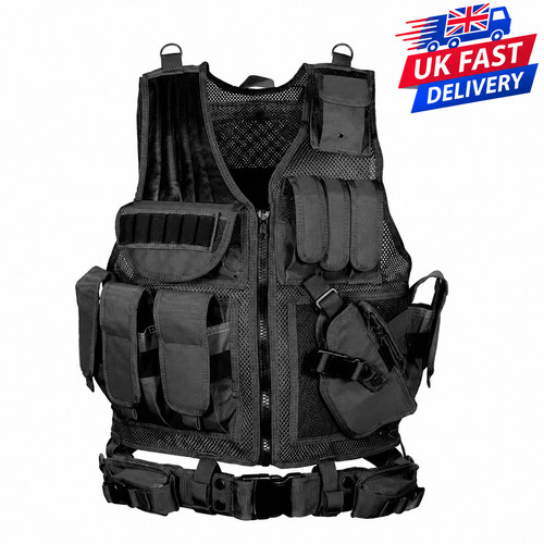 Molle vest adjustable combat - vest,