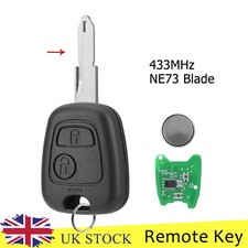 2 Button 433MHz Remote Key Fob