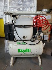 Bambi MD75/150 Silent Air Medical Dental Compressor 15 Litre Tank 78l/min 8 Bar