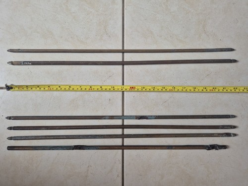 Old stair rods - old, stairs