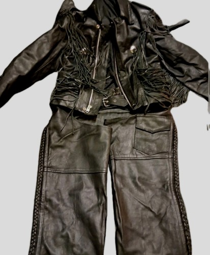 Vintage leather biker - vintage, jacket