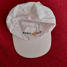Vintage pale pink Merit Cup cap sailing yacht