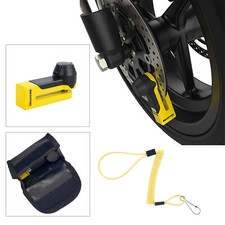 Oxford Titan Motorbike Disc Lock Brake Motorcycle Lock LK486 + 1.5M Cable Yellow