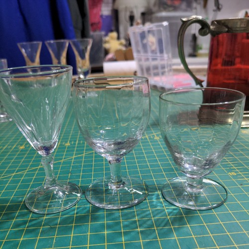 Vintage aperitif glasses - 3,