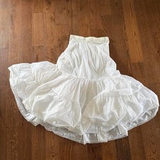 Vintage white bridal petticoat