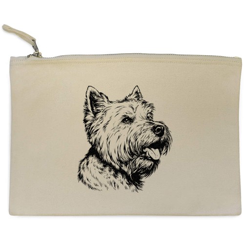 Westie dog side - dog, view'