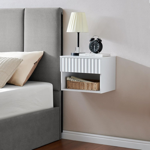 Modern floating nightstand - modern,