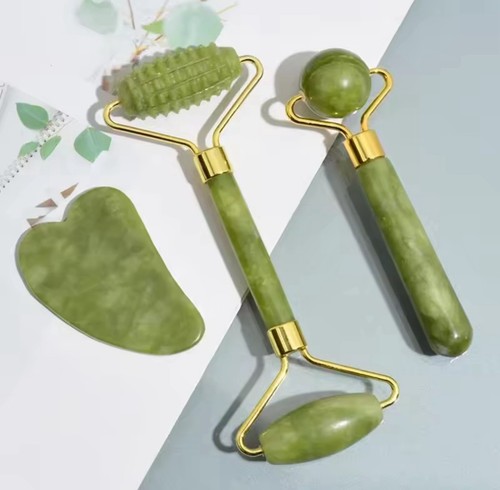 Natural jade roller face - roller,
