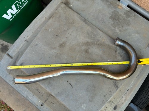 Ducati 450 aftermarket pipe - up,