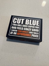 Cut Blue Golf Balls 4 Piece