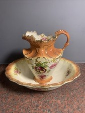 Antique Edwardian Ceramic Jug & Basin Set