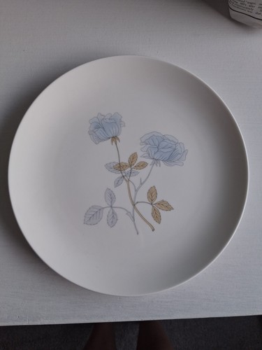Wedgewood bone china plate - bone, ice