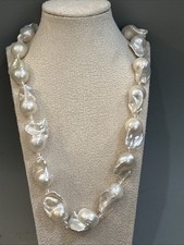 Large Baroque Pearl Necklace