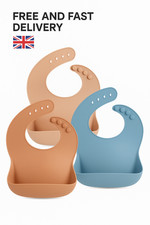 3x Waterproof Silicone Baby