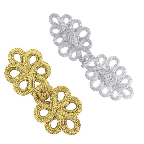 Gold chinese frog - chinese, buttons