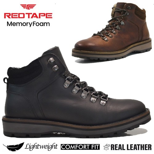 Mens leather fur walking - mens,