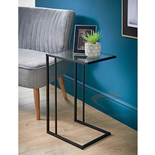 Shaped side table sofa - c-shaped,