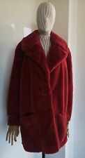 HOBBS Priya Coat in Claret Red and size M. 
