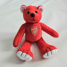 Arsenal Beanie Bear Red Official Product Soft Toy Football Club Merchandise