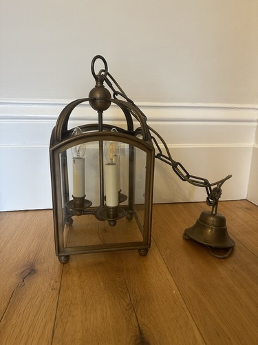 Vintage brass ceiling light - vintage,