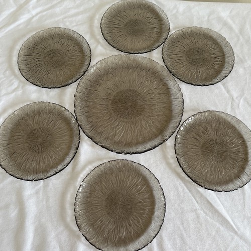 Vintage set arcoroc smoky - vintage,