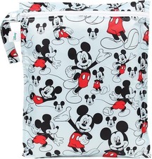 Disney Baby Mickey Mouse Bumkins Reusable Waterproof Wet Bag with Zipper