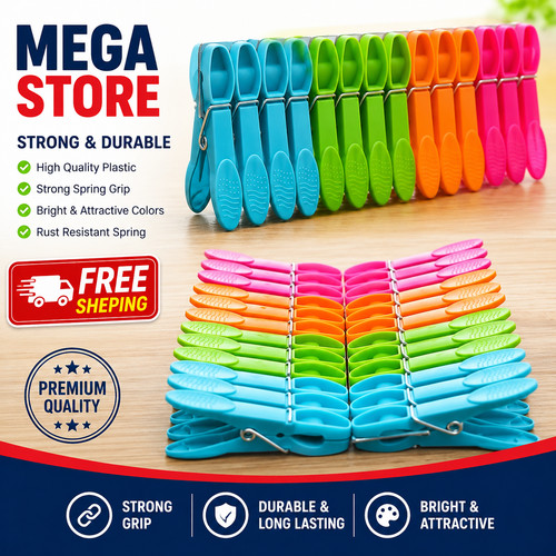 Clothes pegs line - clothes,