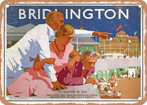Metal sign 1935 - 1935, bridlington