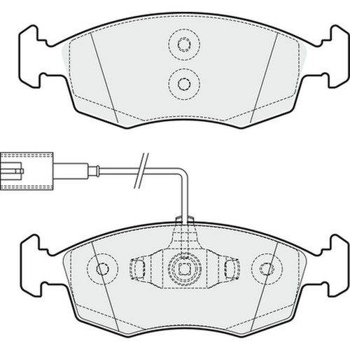 Brake pads set - set, 500