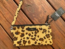 Scout Bag Kate Wristlet Purr My Email Animal Print  8” X 4” Water Resistant New