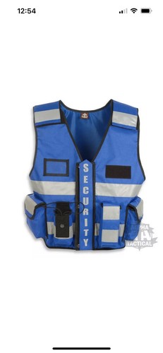 Blue security tactical - blue, vest