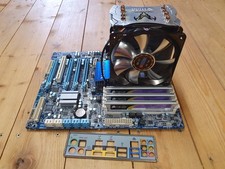 Motherboard Gigabyte GA-X58A-UD3R + i7-930 + 6 GB Ram + I/O Shield and Cooler