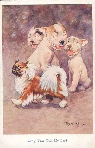 Bonzo postcard george - postcard, e