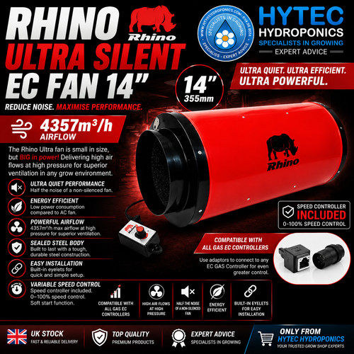 Rhino ultra silent fan - ultra, 14"