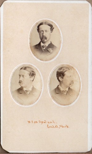 Triple cameo cdv - cameo, lendal,